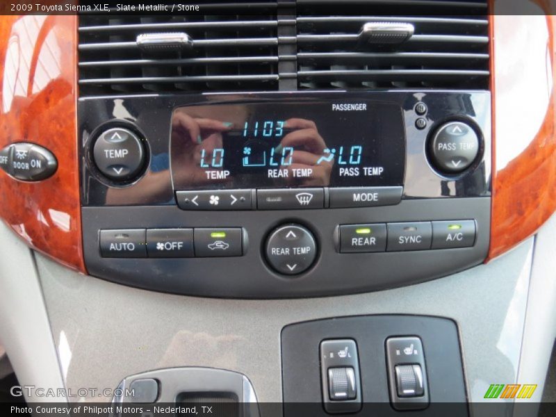 Slate Metallic / Stone 2009 Toyota Sienna XLE
