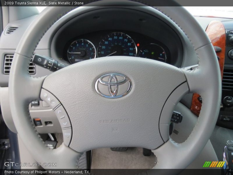 Slate Metallic / Stone 2009 Toyota Sienna XLE