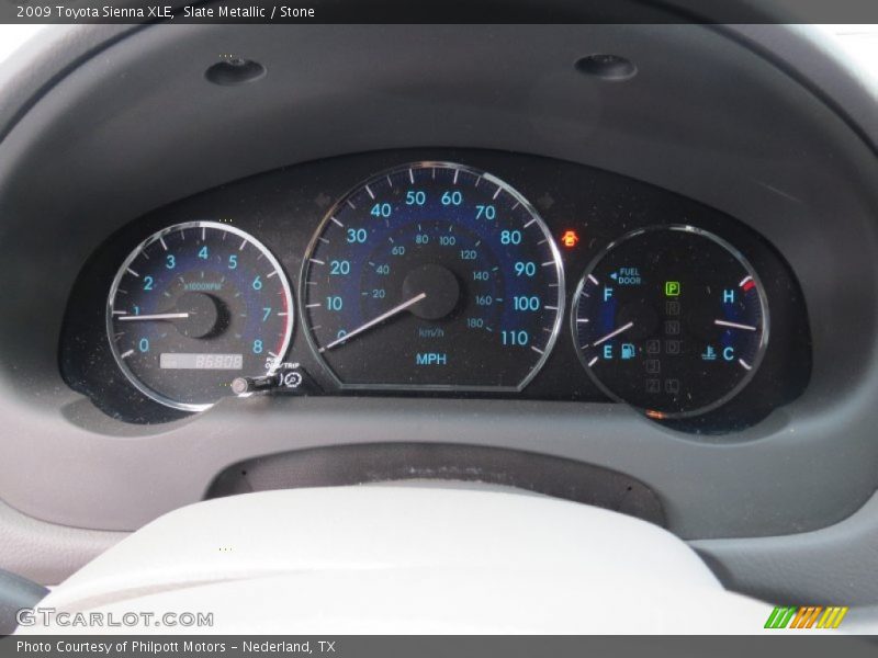 Slate Metallic / Stone 2009 Toyota Sienna XLE