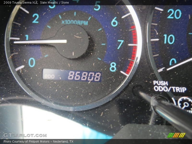 Slate Metallic / Stone 2009 Toyota Sienna XLE