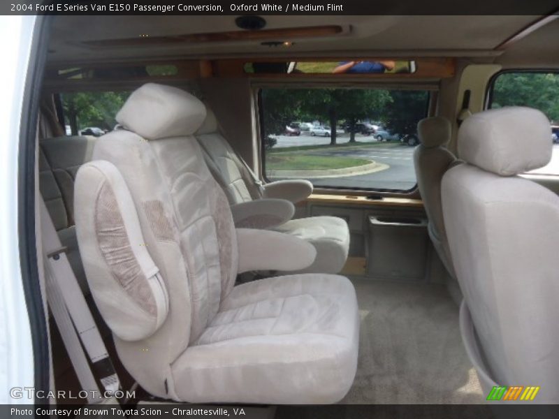 Oxford White / Medium Flint 2004 Ford E Series Van E150 Passenger Conversion