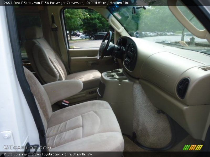 Oxford White / Medium Flint 2004 Ford E Series Van E150 Passenger Conversion