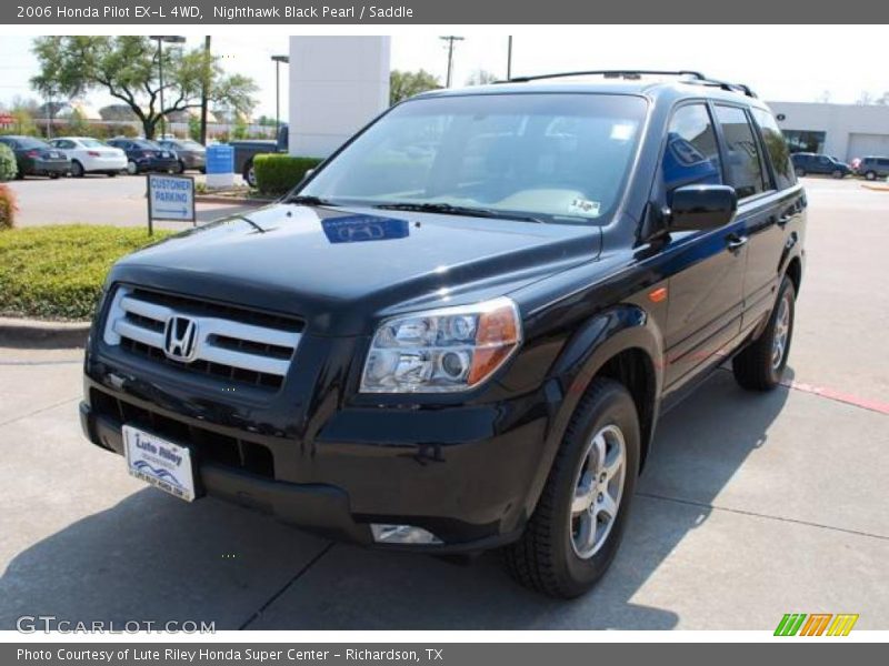 Nighthawk Black Pearl / Saddle 2006 Honda Pilot EX-L 4WD