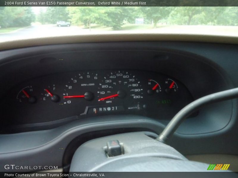 Oxford White / Medium Flint 2004 Ford E Series Van E150 Passenger Conversion
