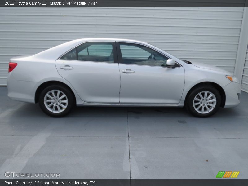 Classic Silver Metallic / Ash 2012 Toyota Camry LE