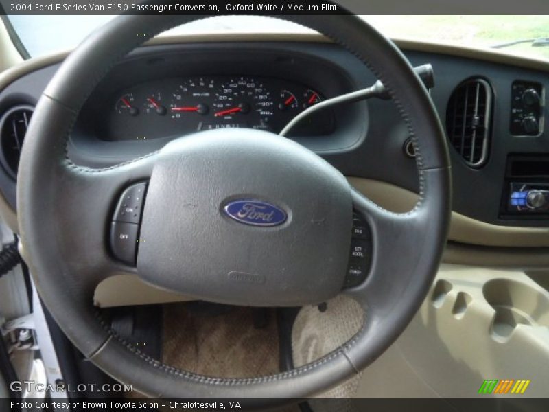 Oxford White / Medium Flint 2004 Ford E Series Van E150 Passenger Conversion