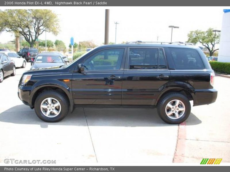 Nighthawk Black Pearl / Saddle 2006 Honda Pilot EX-L 4WD