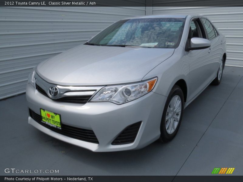 Classic Silver Metallic / Ash 2012 Toyota Camry LE