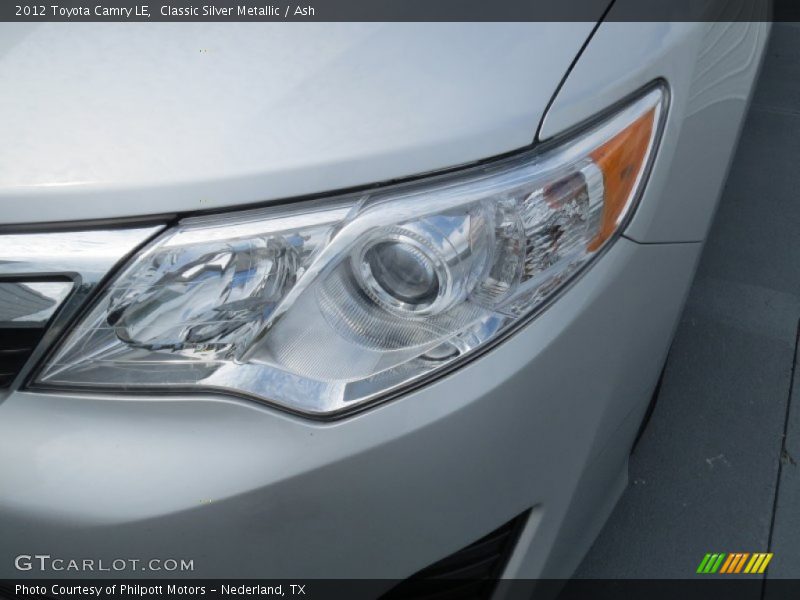 Classic Silver Metallic / Ash 2012 Toyota Camry LE