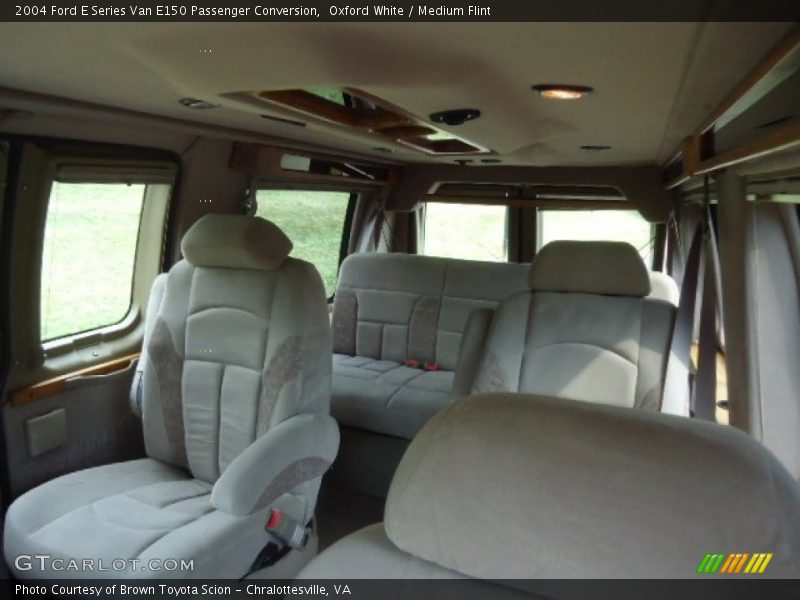 Oxford White / Medium Flint 2004 Ford E Series Van E150 Passenger Conversion