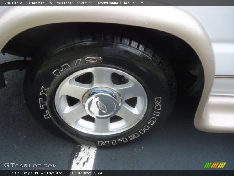 Oxford White / Medium Flint 2004 Ford E Series Van E150 Passenger Conversion