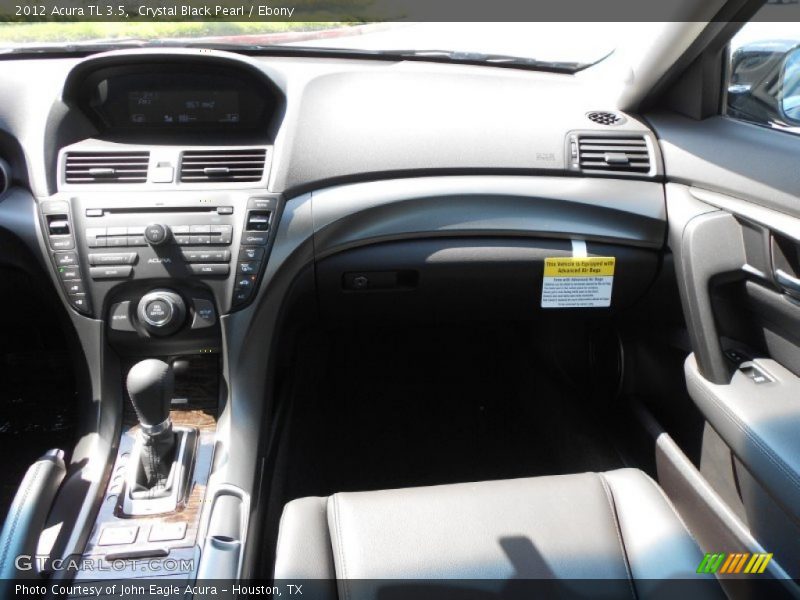 Crystal Black Pearl / Ebony 2012 Acura TL 3.5