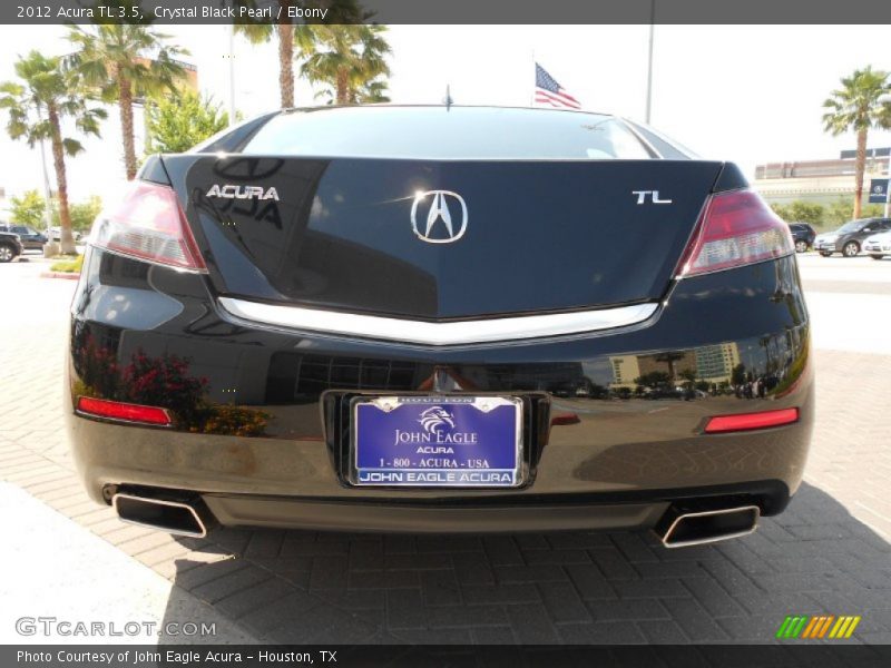 Crystal Black Pearl / Ebony 2012 Acura TL 3.5