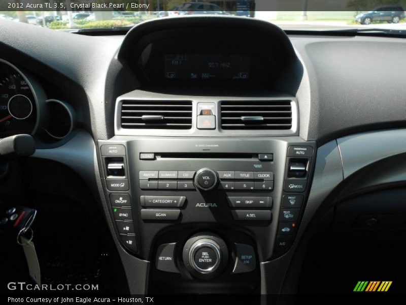 Crystal Black Pearl / Ebony 2012 Acura TL 3.5