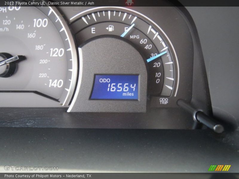Classic Silver Metallic / Ash 2012 Toyota Camry LE