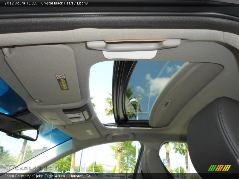 Crystal Black Pearl / Ebony 2012 Acura TL 3.5