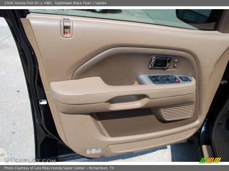 Nighthawk Black Pearl / Saddle 2006 Honda Pilot EX-L 4WD