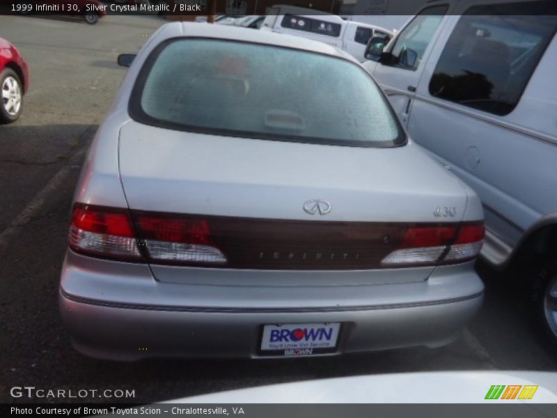 Silver Crystal Metallic / Black 1999 Infiniti I 30