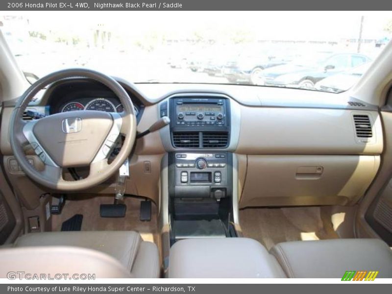 Nighthawk Black Pearl / Saddle 2006 Honda Pilot EX-L 4WD