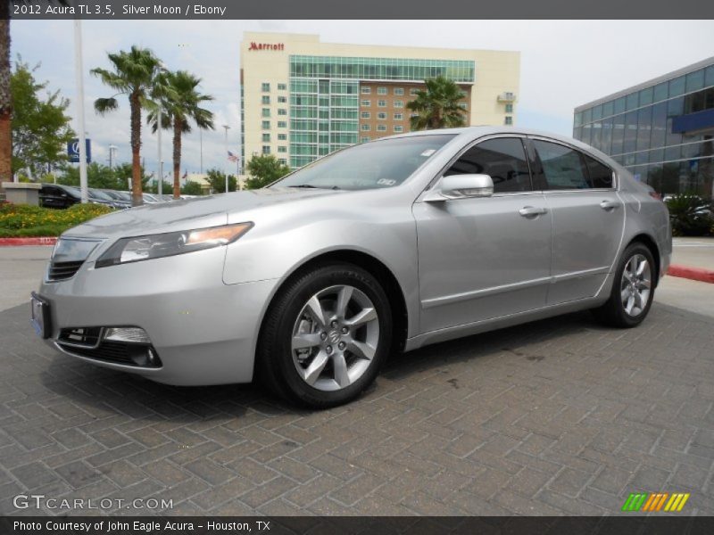 Silver Moon / Ebony 2012 Acura TL 3.5