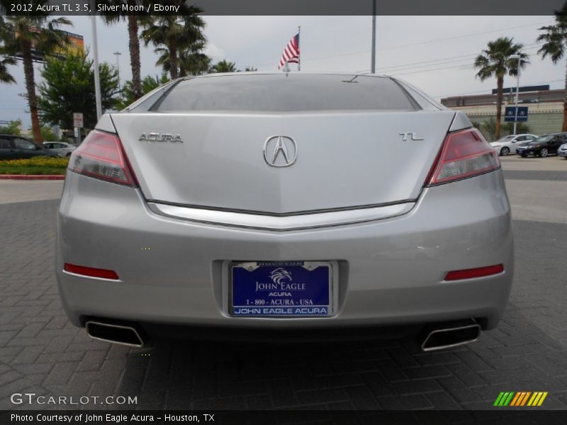 Silver Moon / Ebony 2012 Acura TL 3.5
