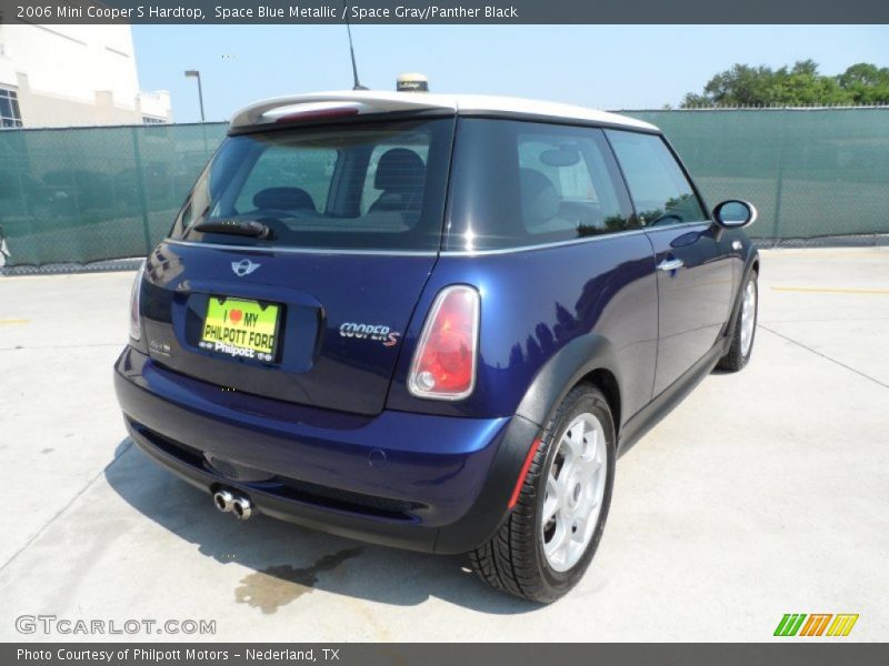 Space Blue Metallic / Space Gray/Panther Black 2006 Mini Cooper S Hardtop