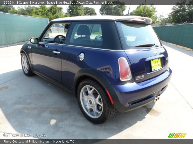 Space Blue Metallic / Space Gray/Panther Black 2006 Mini Cooper S Hardtop