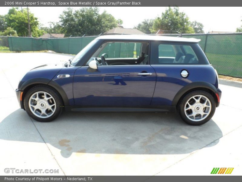 Space Blue Metallic / Space Gray/Panther Black 2006 Mini Cooper S Hardtop