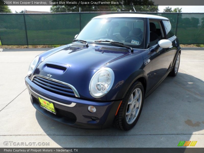 Space Blue Metallic / Space Gray/Panther Black 2006 Mini Cooper S Hardtop
