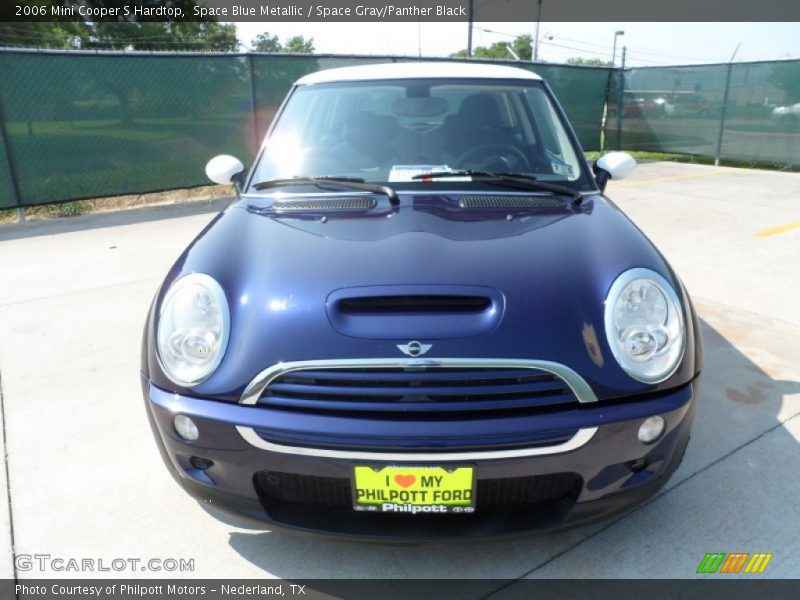 Space Blue Metallic / Space Gray/Panther Black 2006 Mini Cooper S Hardtop