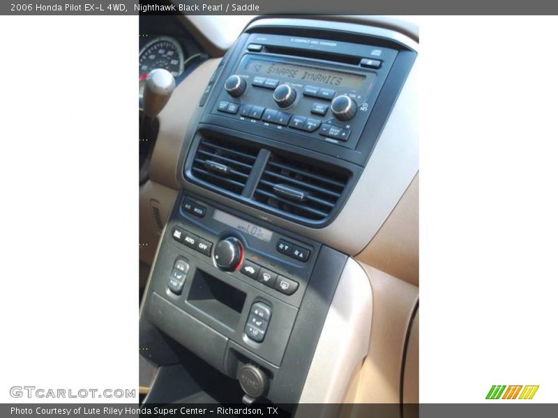 Nighthawk Black Pearl / Saddle 2006 Honda Pilot EX-L 4WD