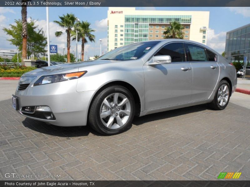 Silver Moon / Ebony 2012 Acura TL 3.5 Technology