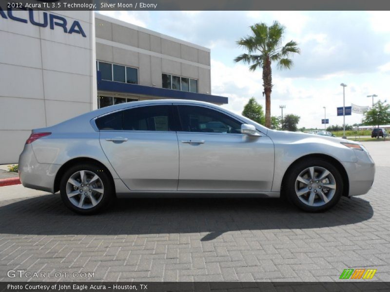 Silver Moon / Ebony 2012 Acura TL 3.5 Technology