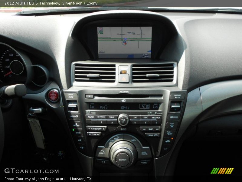 Silver Moon / Ebony 2012 Acura TL 3.5 Technology