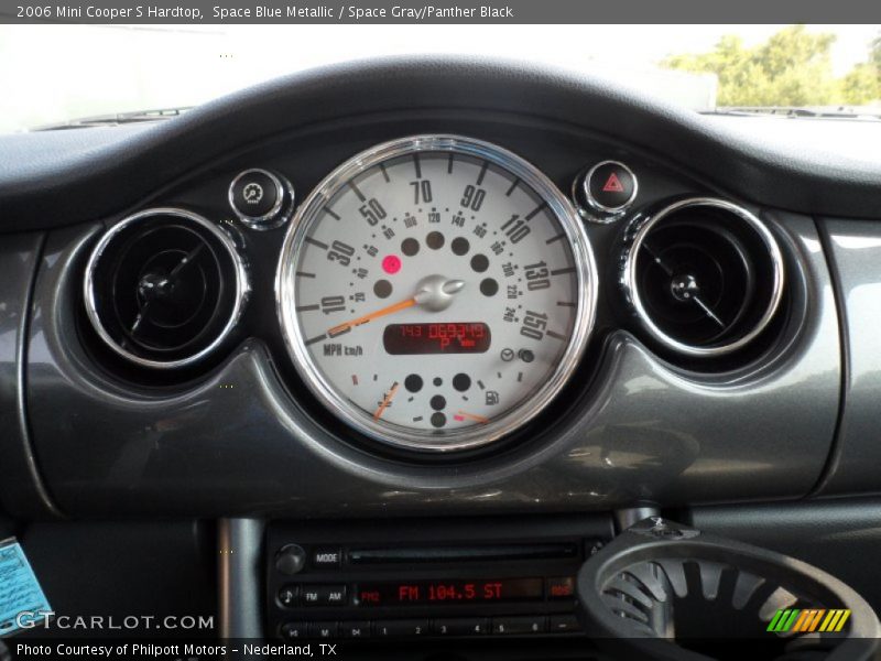 Space Blue Metallic / Space Gray/Panther Black 2006 Mini Cooper S Hardtop