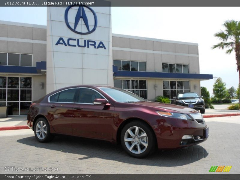 Basque Red Pearl / Parchment 2012 Acura TL 3.5