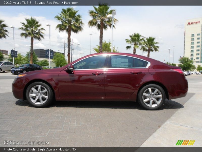 Basque Red Pearl / Parchment 2012 Acura TL 3.5