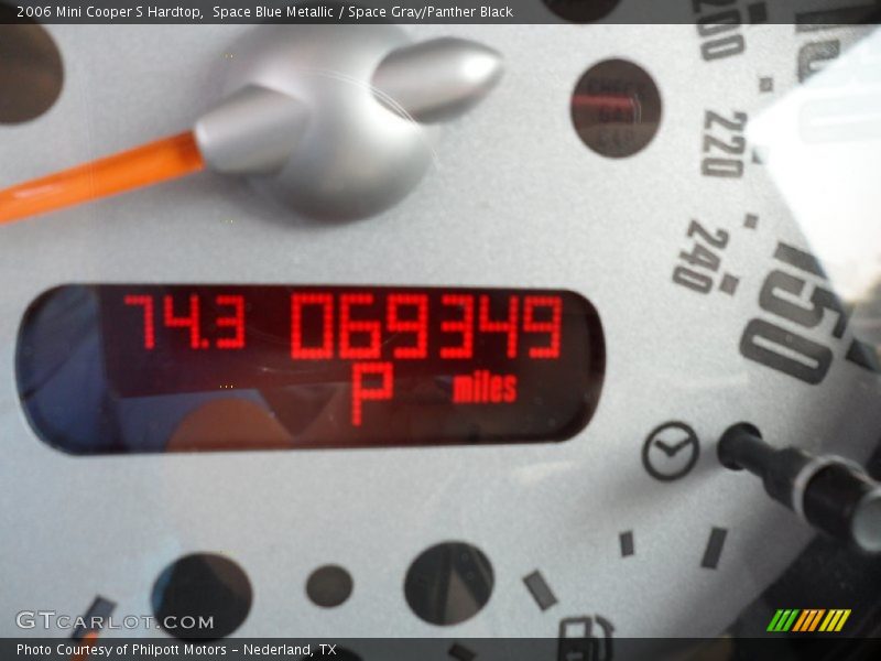 Space Blue Metallic / Space Gray/Panther Black 2006 Mini Cooper S Hardtop
