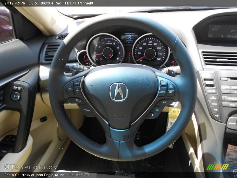 Basque Red Pearl / Parchment 2012 Acura TL 3.5