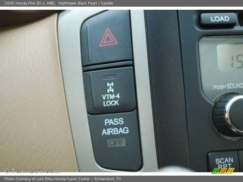 Nighthawk Black Pearl / Saddle 2006 Honda Pilot EX-L 4WD