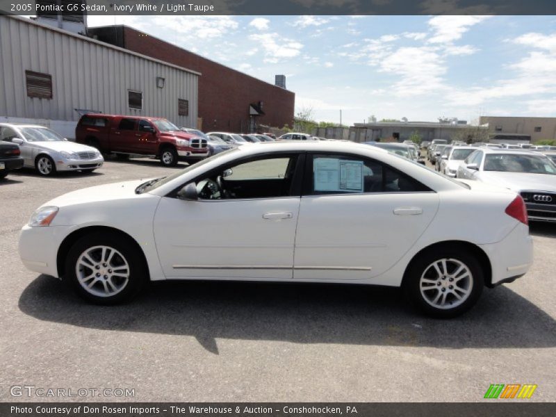 Ivory White / Light Taupe 2005 Pontiac G6 Sedan
