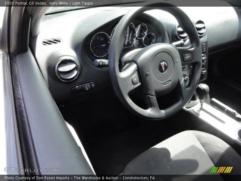 Ivory White / Light Taupe 2005 Pontiac G6 Sedan