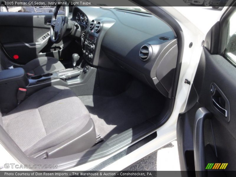 Ivory White / Light Taupe 2005 Pontiac G6 Sedan