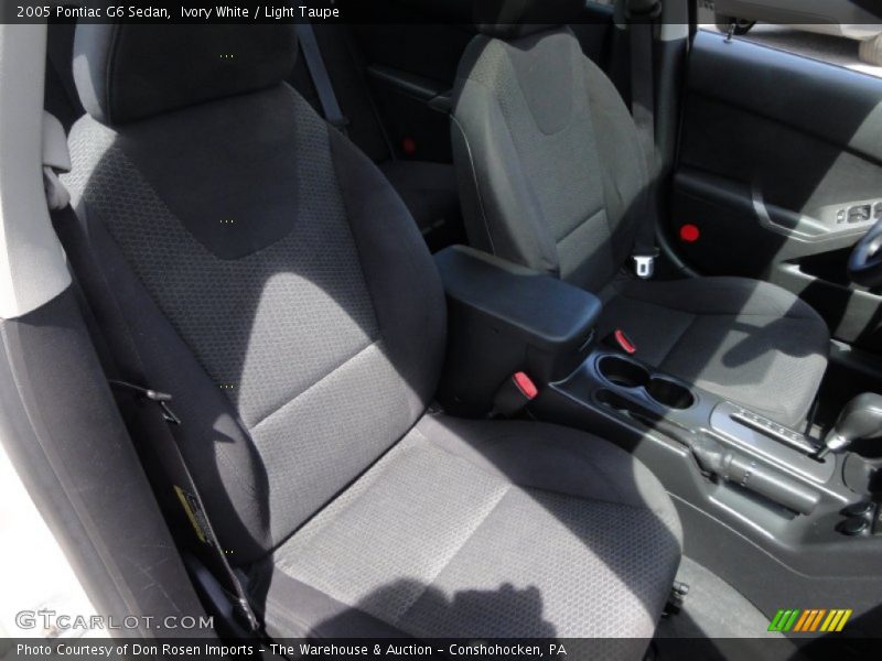 Ivory White / Light Taupe 2005 Pontiac G6 Sedan