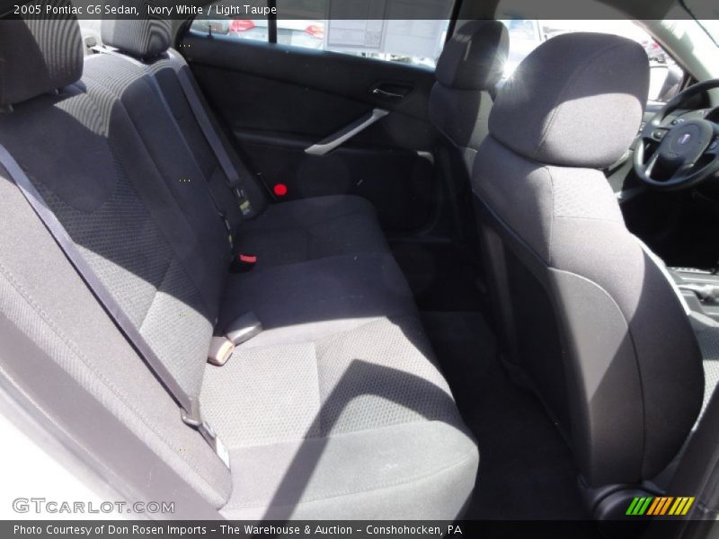 Ivory White / Light Taupe 2005 Pontiac G6 Sedan
