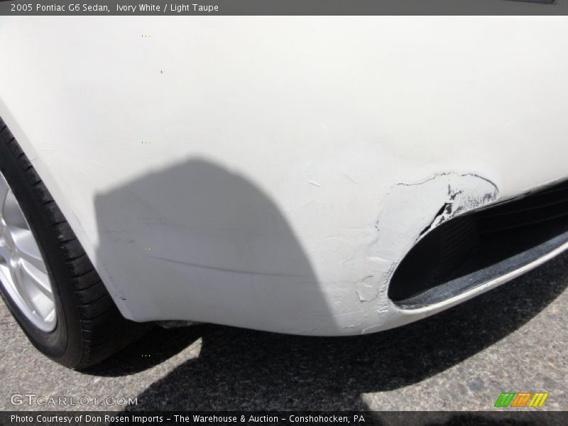 Ivory White / Light Taupe 2005 Pontiac G6 Sedan