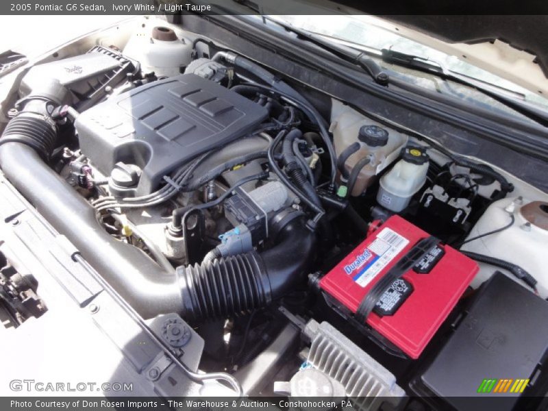 Ivory White / Light Taupe 2005 Pontiac G6 Sedan