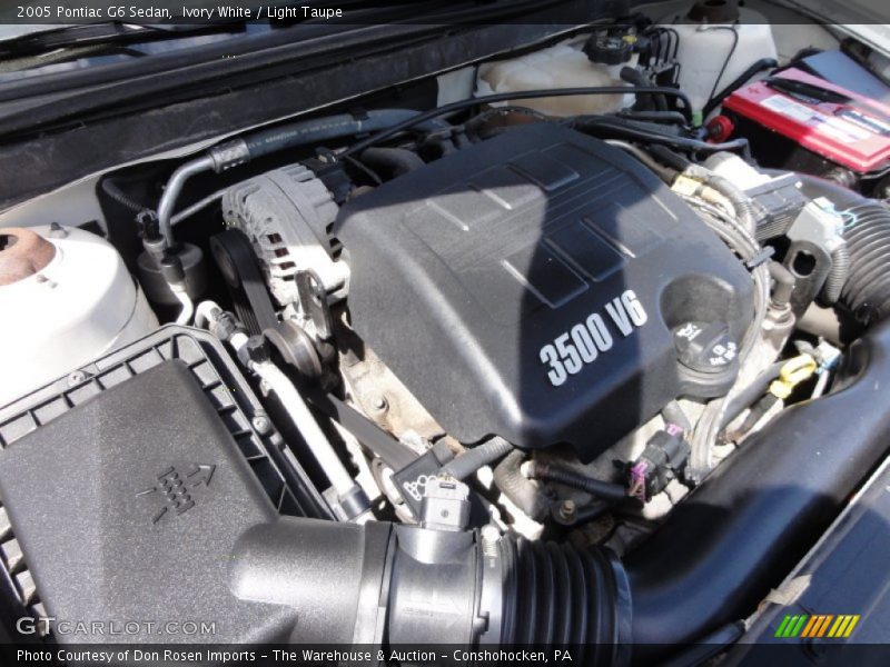 Ivory White / Light Taupe 2005 Pontiac G6 Sedan