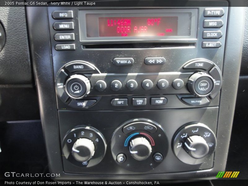 Ivory White / Light Taupe 2005 Pontiac G6 Sedan