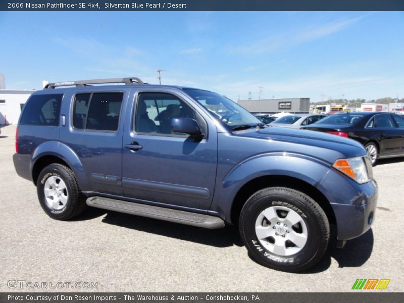 Silverton Blue Pearl / Desert 2006 Nissan Pathfinder SE 4x4